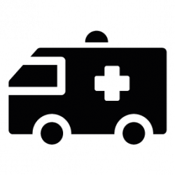Ambulance Silhouette | Silhouette of Ambulance