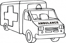 28+ Collection of Ambulance Drawing Pictures | High quality, free ...