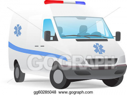 Vector Stock - Ambulance van. Clipart Illustration ...