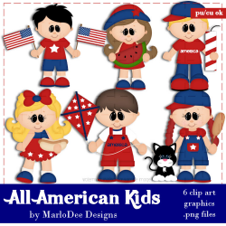 July 4th Clip Art : Clip Art Designs, Commercial use products for ...