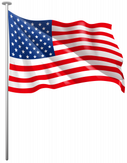 USA Waving Flag PNG Clip Art Image | Gallery Yopriceville - High ...