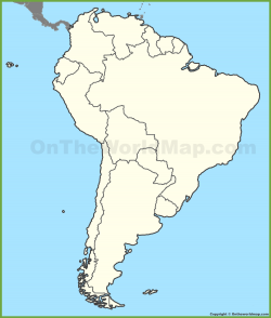 South America Clipart Physical Map Pencil And In Color Throughout ...