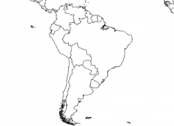 South America Blank Map | Free Images at Clker.com - vector clip art ...