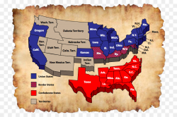 Southern United States American Civil War Confederate States of ...