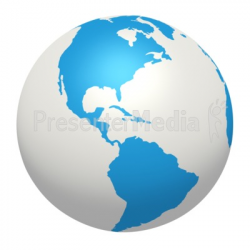 Blue White Earth North South America - Education and School - Great ...