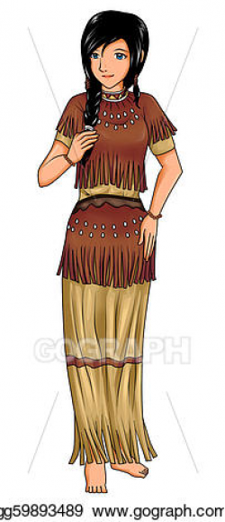 Stock Illustration - Indian traditional costume . Clipart Drawing ...
