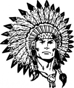 Blue Indian Chief Head Logo | Apache Stock Photos, Illustrations ...