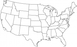 Blank US Map United States Maps And Us Printable Justinhubbard Me ...