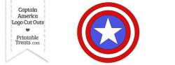Captain America Logo Cut Out — Printable Treats.com