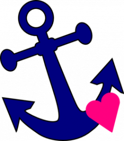 Anchor With Heart clip art - vector clip art online, royalty ...