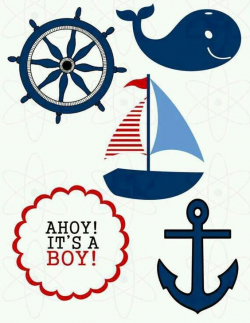 Printable nautica | kim | Pinterest | Babies, Nautical party and ...