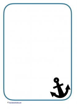 Anchor A4 border paper - selection of paper - Free Teaching ...