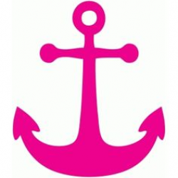 Free Pink Anchor Clip Art | Nautical Pirate Party | Pinterest ...