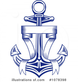 Anchor Clipart #1078398 - Illustration by Vector Tradition SM