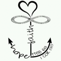 Faith Hope Love Anchor Clipart