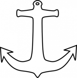 Anchor Outline Clipart