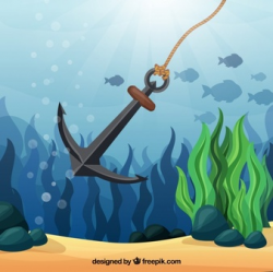 Free Drawn Anchor underwater, Download Free Clip Art on ...