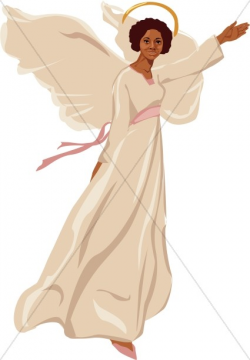 Female Angel Flying Clipart | Angel Clipart