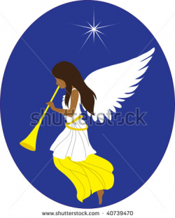 African American Angel Free Clipart