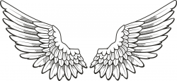 How To Draw Angle Wings Angel Wings Clipart - Free Clip Art Images ...
