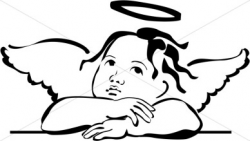 Angel Clipart Free Black And White | Clipart Panda - Free Clipart Images