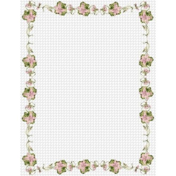 victorian clipart delight free art nouveau border flower pink ...