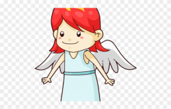Angel Clipart Cute - Clip Art Angel Cartoon - Png Download ...