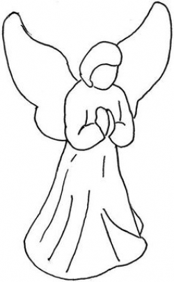Simple Angel Drawing at GetDrawings.com | Free for personal use ...
