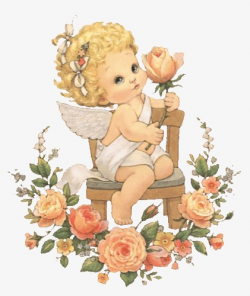 Flower Angel, Angel, Child, Flower Clipart PNG Image and Clipart for ...