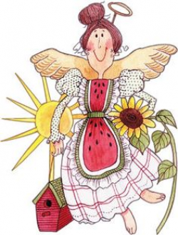 Garden Angel Clipart