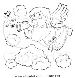 Clipart Outlined Angel Girl | Clipart Panda - Free Clipart Images