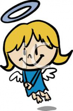 Royalty Free Clipart Image: An Innocent Angel