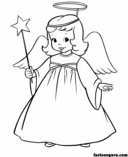 Angel Drawing Outline at GetDrawings.com | Free for personal use ...
