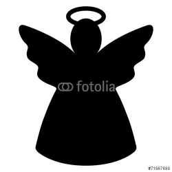 silueta de angel - Buscar con Google | Idéias | Pinterest | Angeles ...
