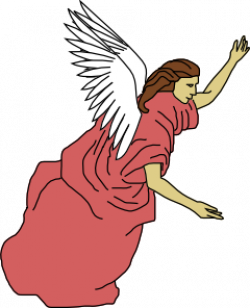 Flying Angel Clip Art at Clker.com - vector clip art online, royalty ...