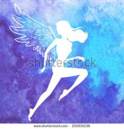 flying angel silhouette clipart - Google Search | Wonderful Wings ...