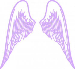 Purple Angel Wings Clip Art at Clker.com - vector clip art online ...