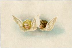 Free Vintage Angels Clip Art - Sweet! - The Graphics Fairy