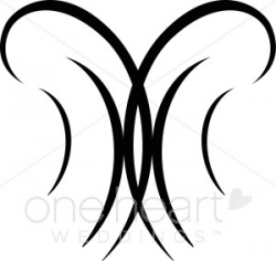Angel Wings Clipart | Wedding Flourish