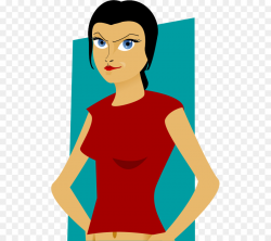 Anger Woman Feeling Aggression Emotion - Adult Body Cliparts png ...