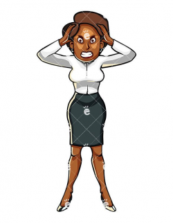 Black Business Woman About To Blow Up From Anger - FriendlyStock.com ...