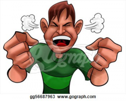 Anger clipart angry kid - Pencil and in color anger clipart angry kid