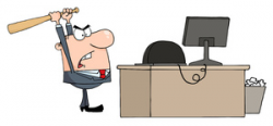 Anger Clipart Image - Upset, Angry Office Worker