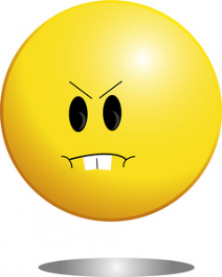 Anger Clipart Image - Angry little ball character