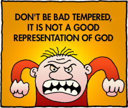 Image download: Don't Be Bad Temper | Christart.com