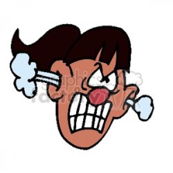 Anger clipart angry lady - Pencil and in color anger clipart angry lady