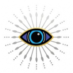 Evil Eye Clip Art - gold foil, evil eye, third eye, hamsa, bohemian ...