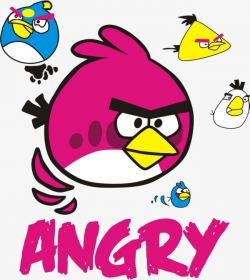 Angry Birds, Cartoon, Jane Pen, Indignant PNG Image and Clipart for ...