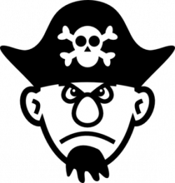 Angry Young Pirate Clip Art at Clker.com - vector clip art online ...