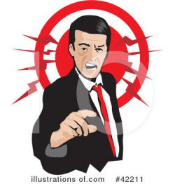Anger Clipart #42211 - Illustration by David Rey